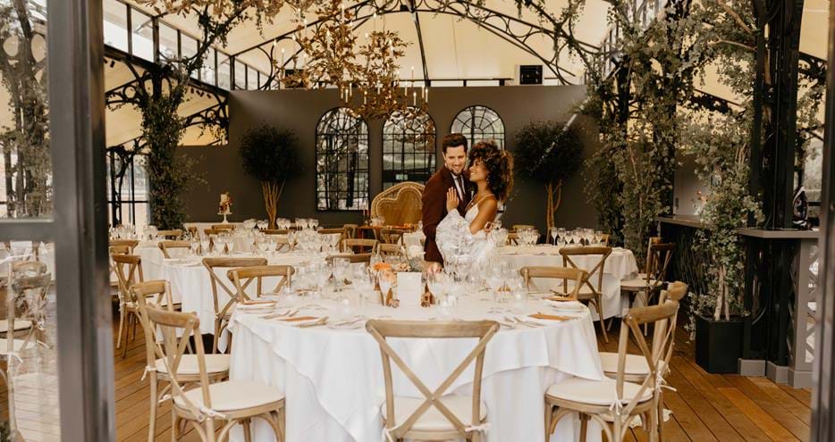 By Megan Donati. Boho safari wedding at Port Lympne safari park in Kent