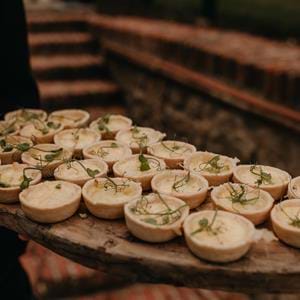 Wedding reception catering at Port Lympne Hotel & Reserve in Kent
