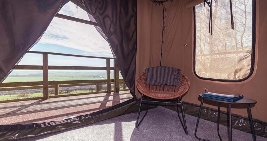 Giraffe Lodge at Port Lympne Hotel & Reserve in Kent, UK