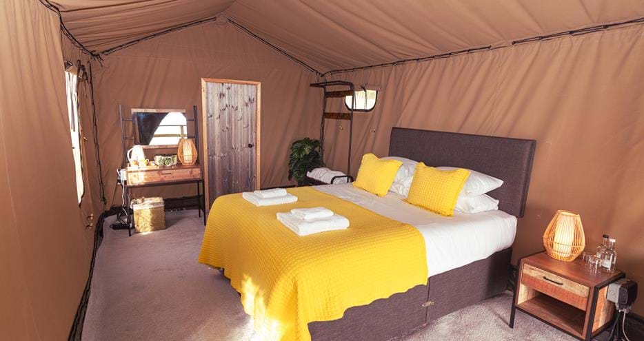 Giraffe Lodge at Port Lympne Hotel & Reserve in Kent, UK