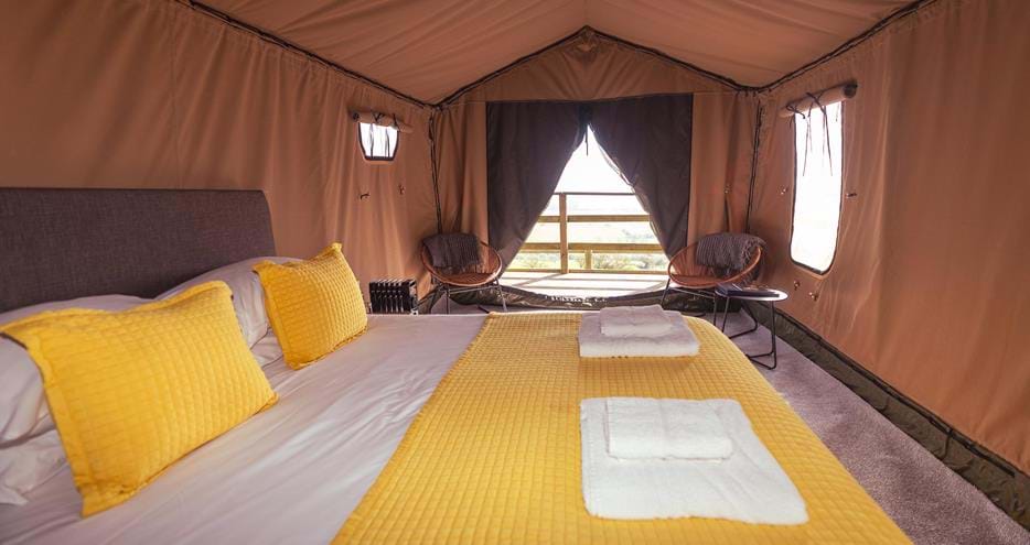 Giraffe Lodge at Port Lympne Hotel & Reserve in Kent, UK