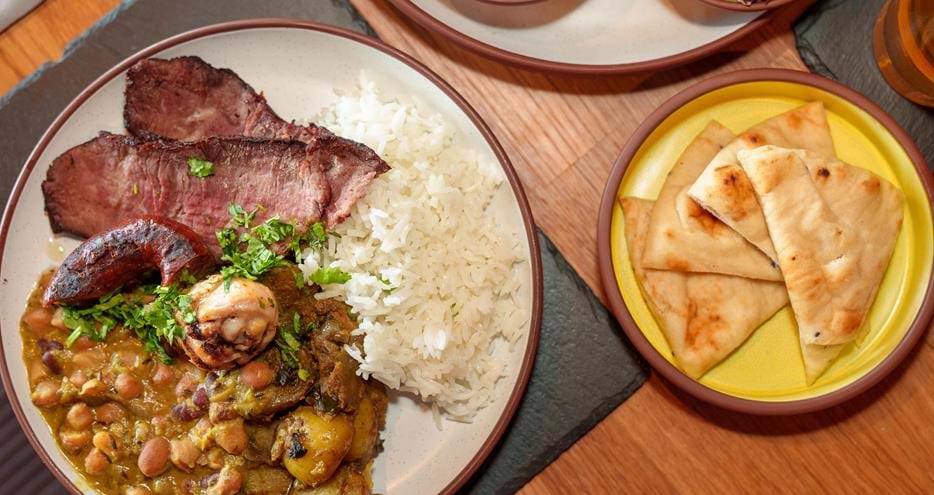 Dining at Giraffe Lodge at Port Lympne Hotel & Reserve in Kent, UK