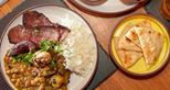 Dining at Giraffe Lodge at Port Lympne Hotel & Reserve in Kent, UK