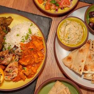Dining at Giraffe Lodge at Port Lympne Hotel & Reserve in Kent, UK