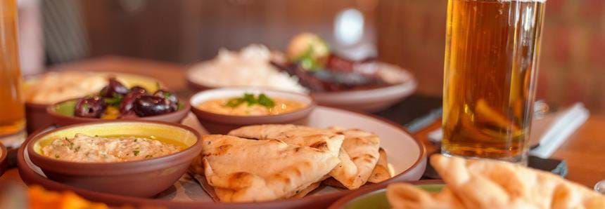 Dining at Giraffe Lodge at Port Lympne Hotel & Reserve in Kent, UK