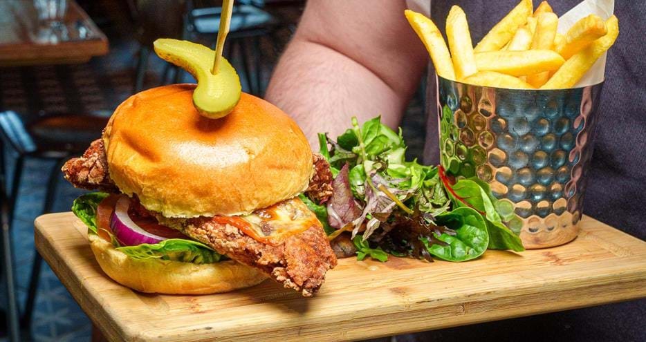 Dining at Bear Lodge Restaurant at Port Lympne Hotel & Reserve in Kent, UK