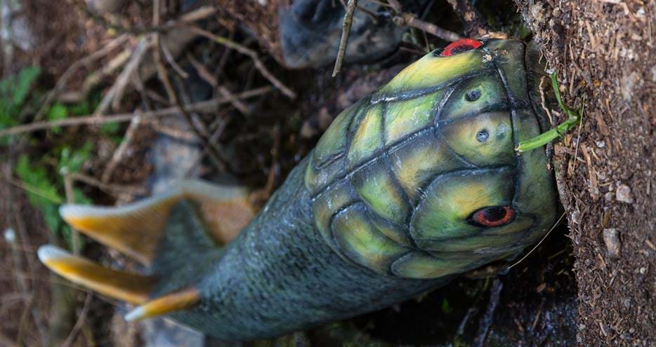 Eusthenopteron in Dinosaur Forest at Port Lympne Hotel & Reserve