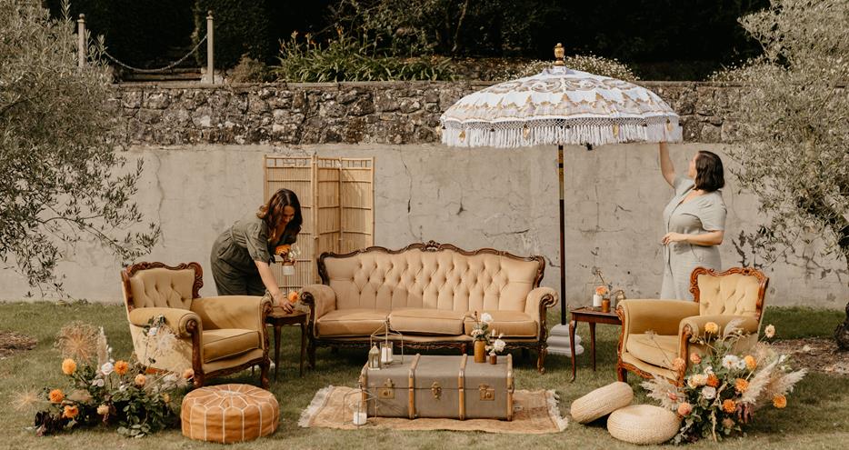 Baby shower in the Orangery at Port Lympne Hotel & Reserve in Kent