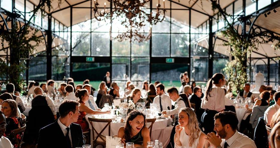 Anniversary party at Port Lympne Hotel & Reserve in Kent