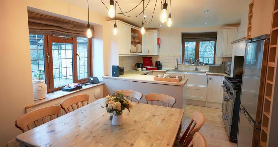Dining at Giraffe Cottage safari getaway at Port Lympne Hotel & Reserve in Kent