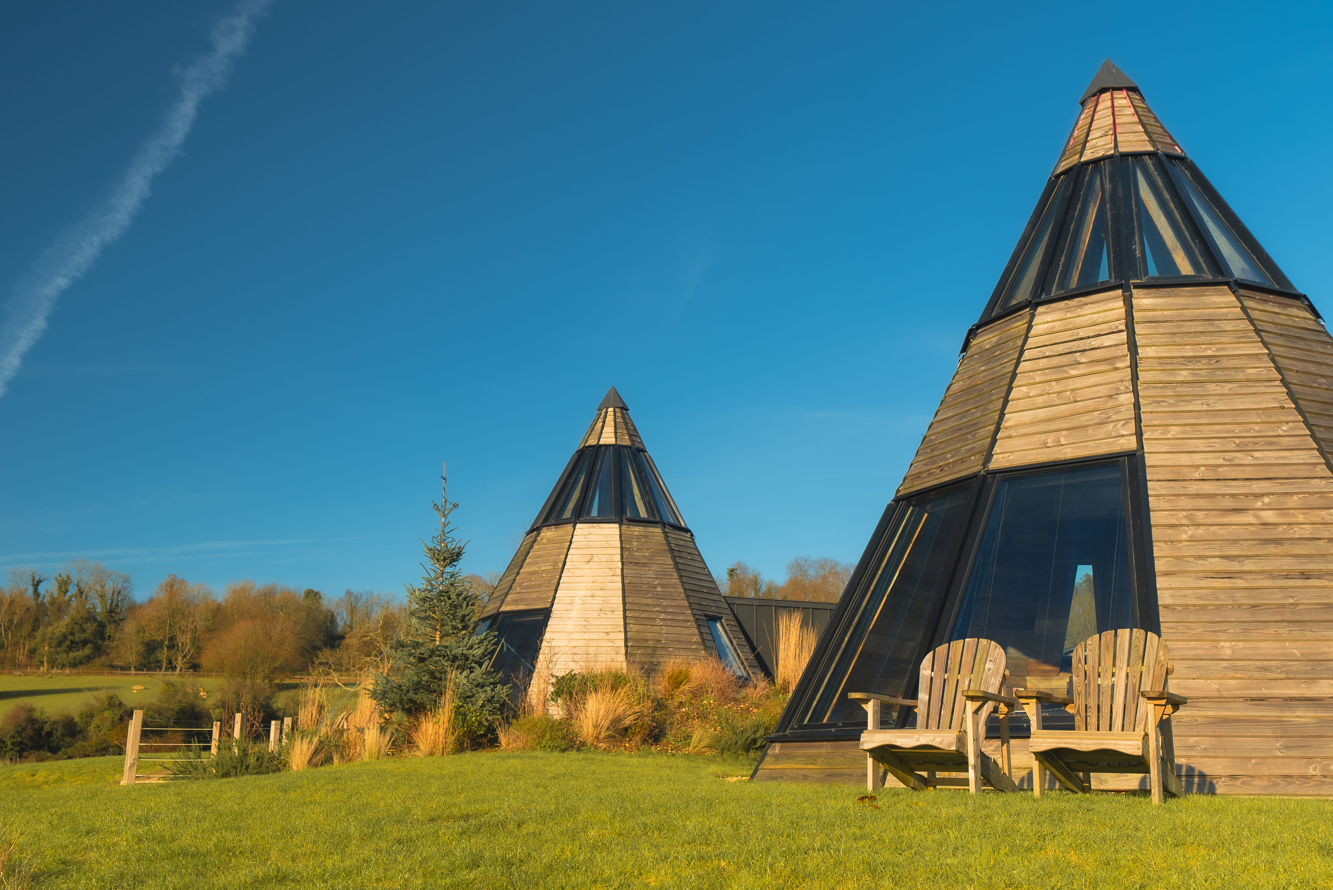 Leopard Creek Wigwams at Port Lympne Hotel & Reserve in Kent